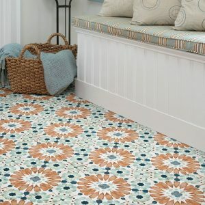Flower Tile flooring | Nemeth Family Interiors