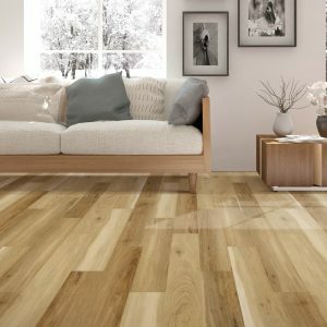 Laminate Plank flooring for living room | Nemeth Family Interiors